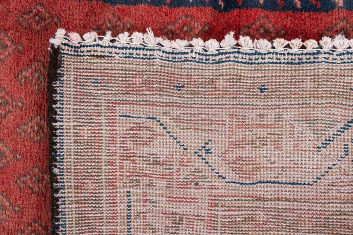 3' 2 x 10' 2 Hand Knotted Ultra Vintage Persian Wool Runner Rug