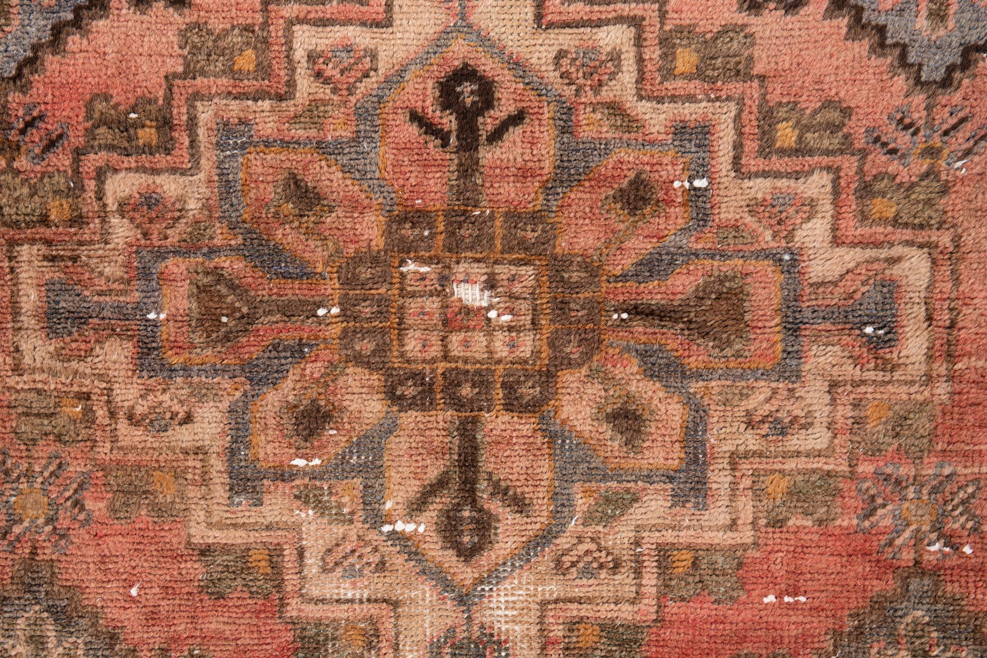 3' 6 x 7' 2 Hand Knotted Ultra Vintage Persian Wool Runner Rug