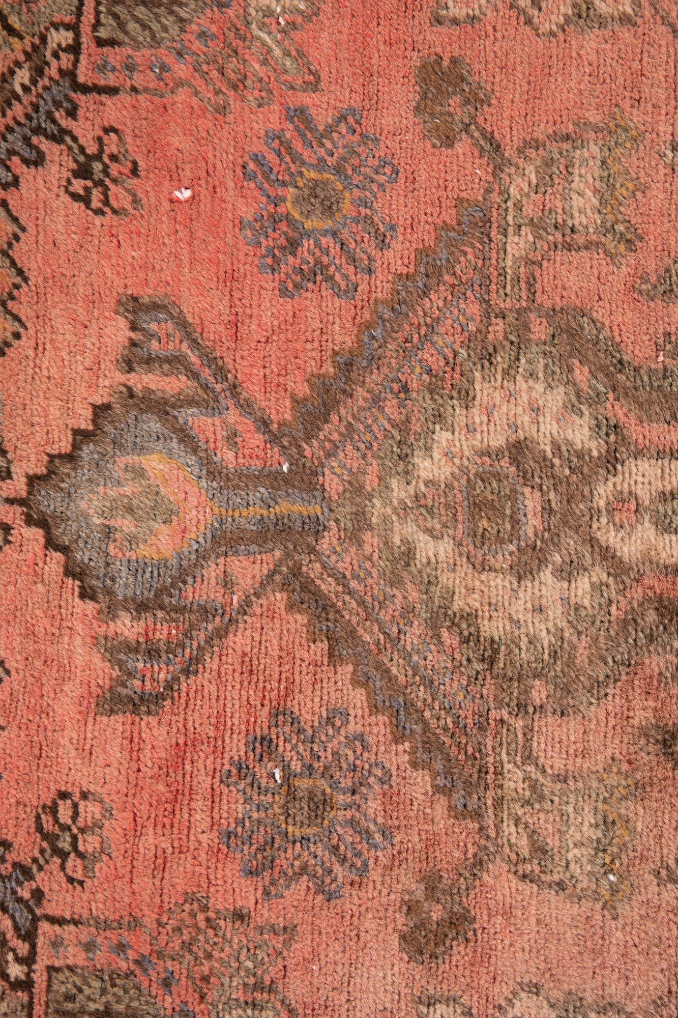3' 6 x 7' 2 Hand Knotted Ultra Vintage Persian Wool Runner Rug