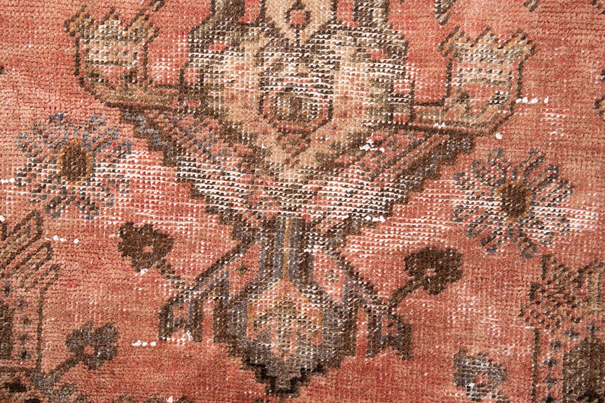 3' 6 x 7' 2 Hand Knotted Ultra Vintage Persian Wool Runner Rug
