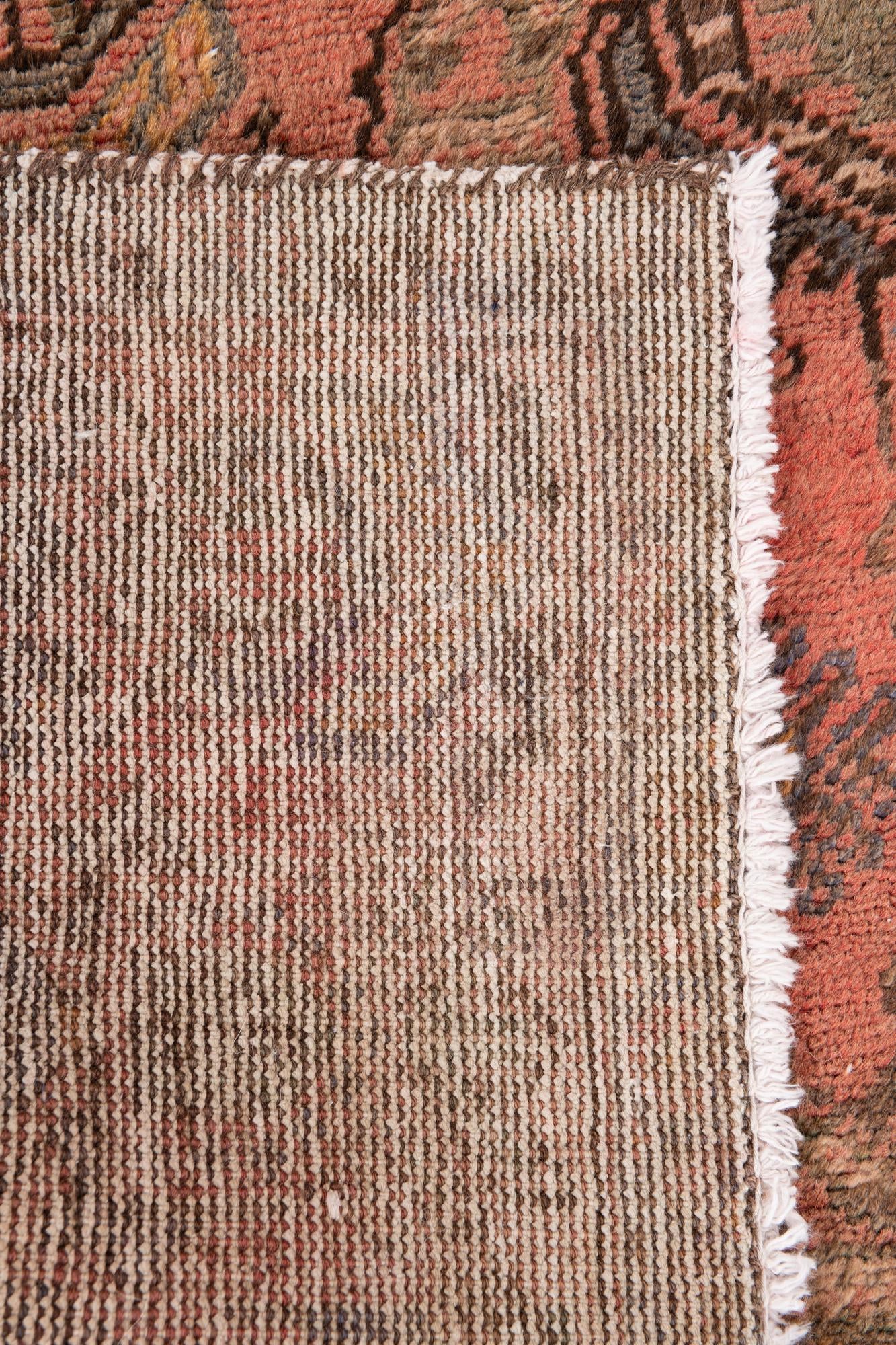 3' 6 x 7' 2 Hand Knotted Ultra Vintage Persian Wool Runner Rug