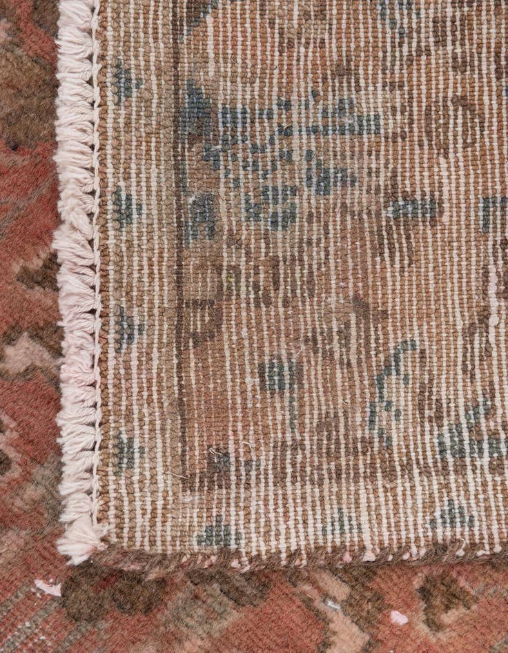 Detail image of 1' 8 x 8' 7  Hand Knotted Ultra Vintage Persian Wool Runner Rug