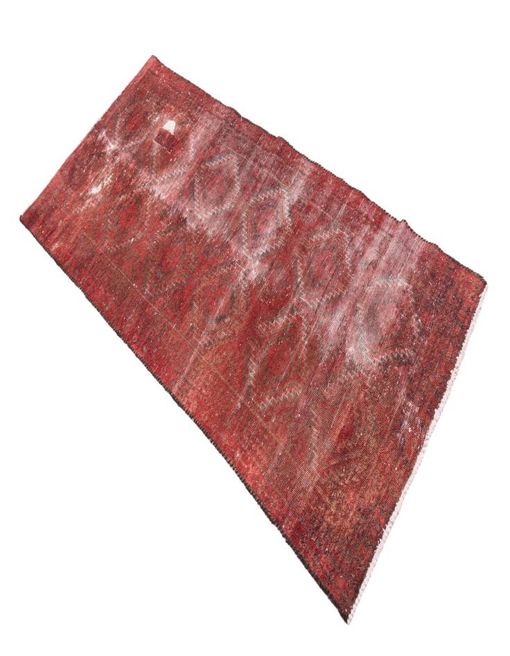 Detail image of 2' 8 x 5' 7  Hand Knotted Ultra Vintage Persian Wool Runner Rug