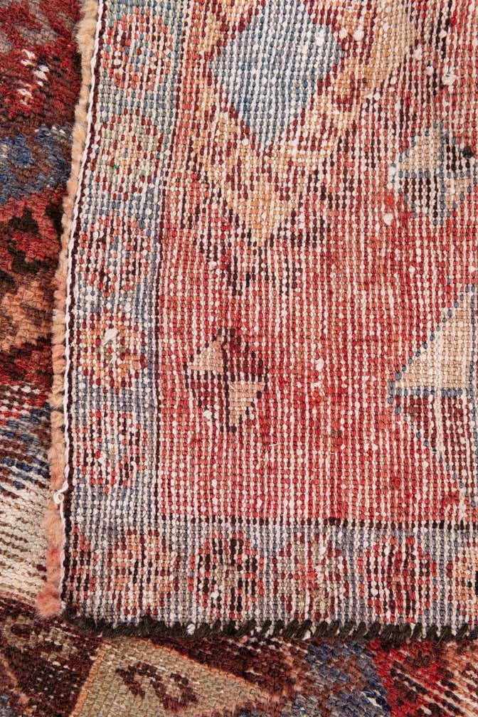3' 3 x 6' 9 Hand Knotted Ultra Vintage Persian Wool Runner Rug