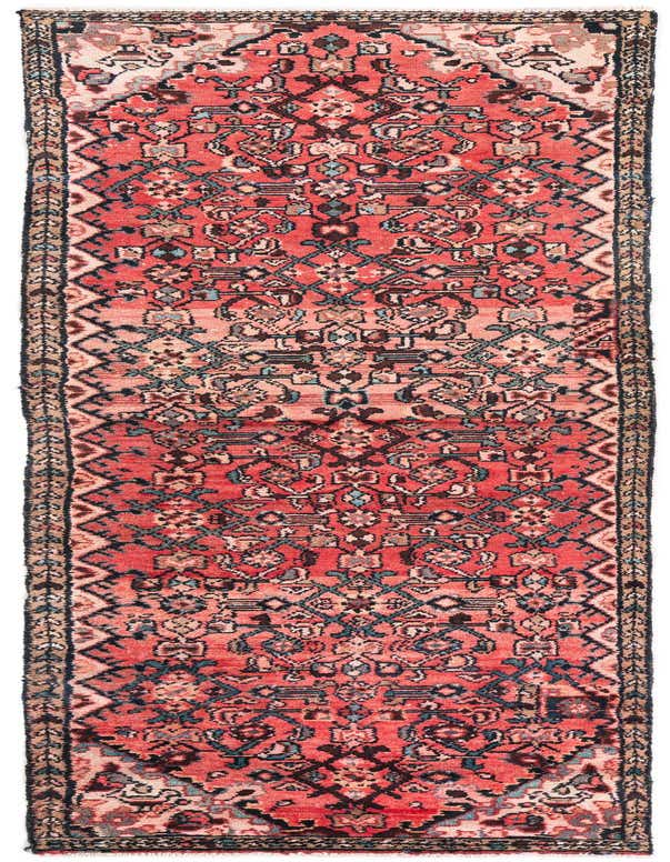 Primary image 2' 6 x 9' 1  Hand Knotted Ultra Vintage Persian Wool Runner Rug