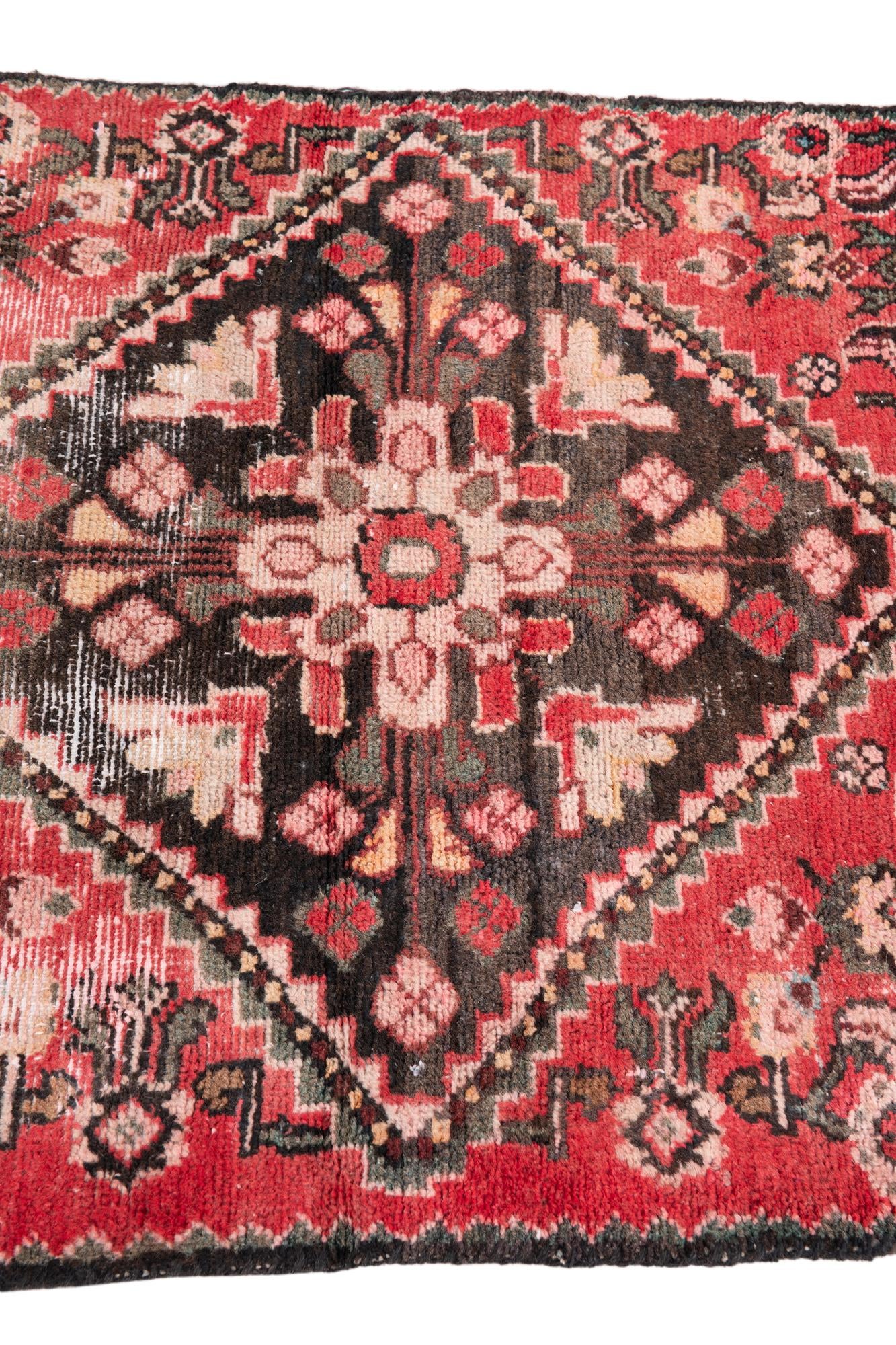 2' 4 x 9' Hand Knotted Ultra Vintage Persian Wool Runner Rug