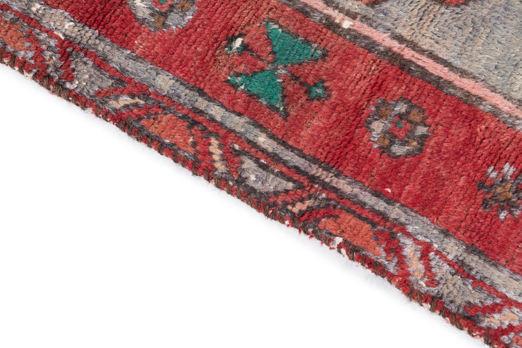 3' 2 x 5' 9 Hand Knotted Ultra Vintage Persian Wool Runner Rug