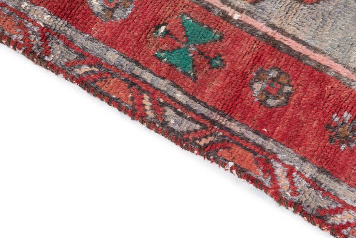 Detail image of 3' 2 x 5' 9 Hand Knotted Ultra Vintage Persian Wool Runner Rug