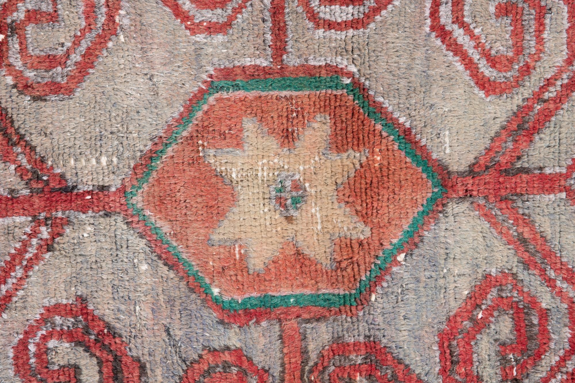 3' 2 x 5' 9 Hand Knotted Ultra Vintage Persian Wool Runner Rug