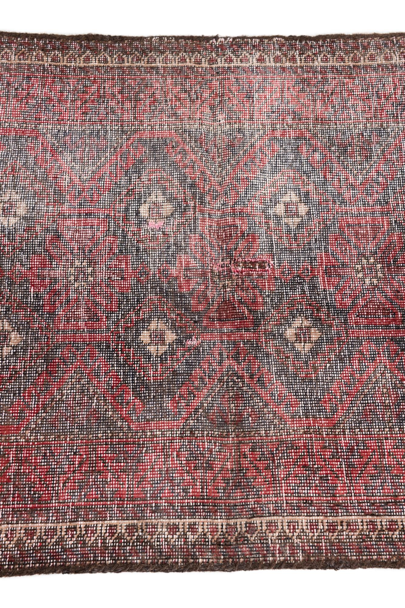 2' 2 x 5' 6 Hand Knotted Ultra Vintage Persian Wool Runner Rug