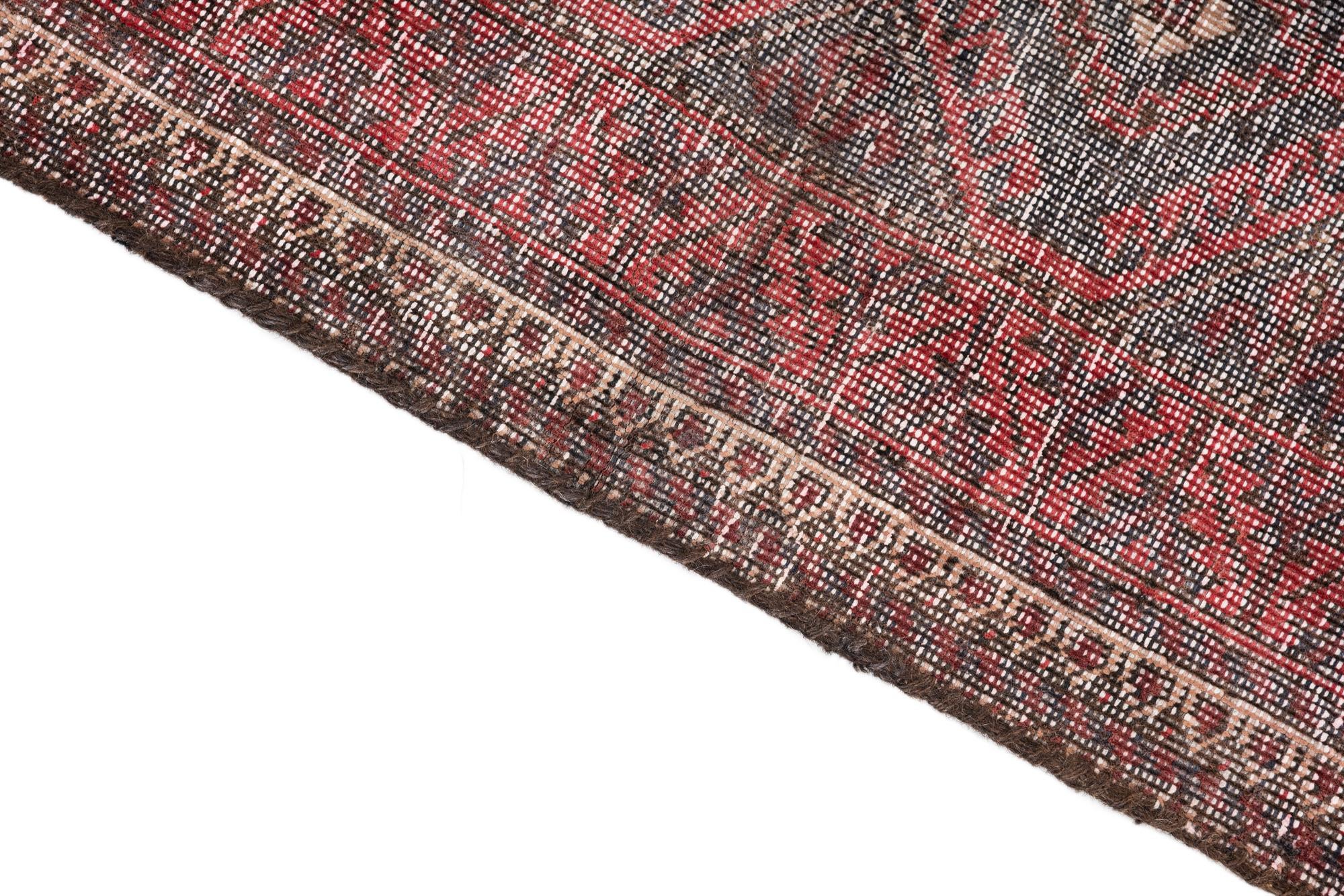 2' 2 x 5' 6 Hand Knotted Ultra Vintage Persian Wool Runner Rug