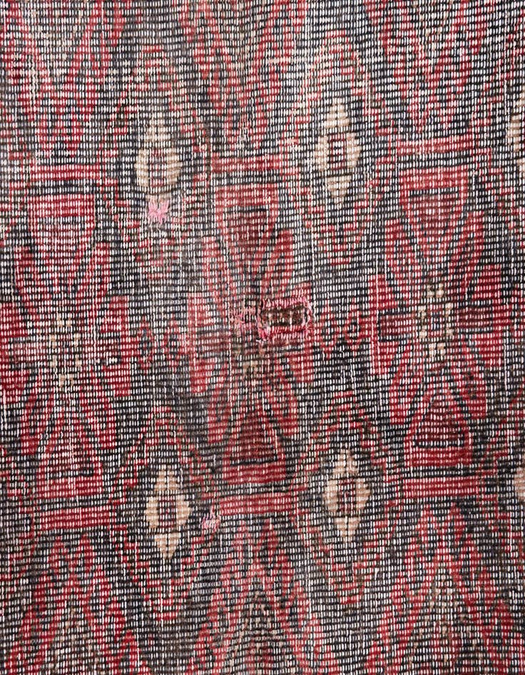 Detail image of 2' 2 x 5' 6  Hand Knotted Ultra Vintage Persian Wool Runner Rug