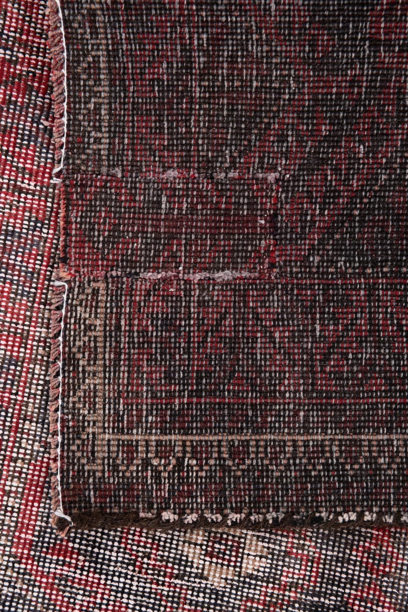 2' 2 x 5' 6 Hand Knotted Ultra Vintage Persian Wool Runner Rug