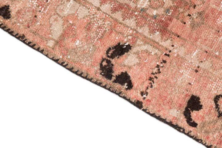 2' 8 x 6' 1 Hand Knotted Ultra Vintage Persian Wool Runner Rug
