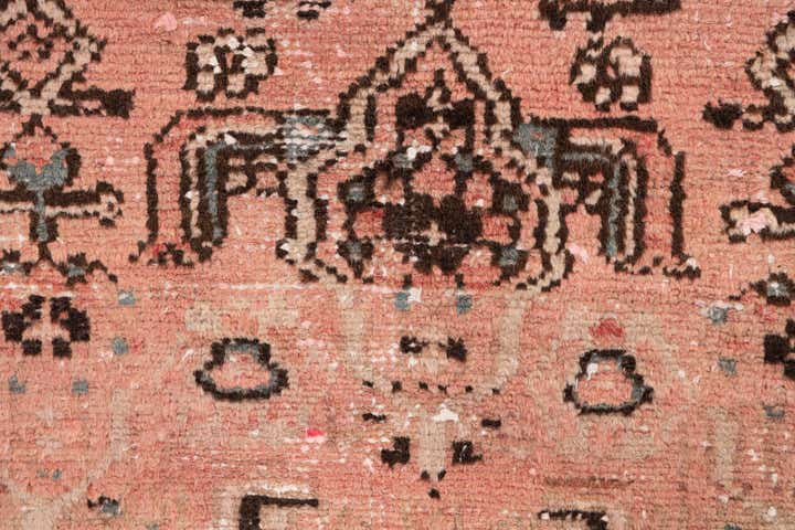 2' 8 x 6' 1 Hand Knotted Ultra Vintage Persian Wool Runner Rug