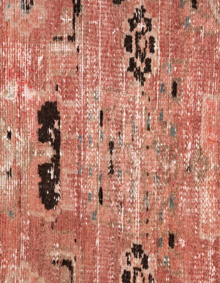 Detail image of 2' 8 x 6' 1  Hand Knotted Ultra Vintage Persian Wool Runner Rug