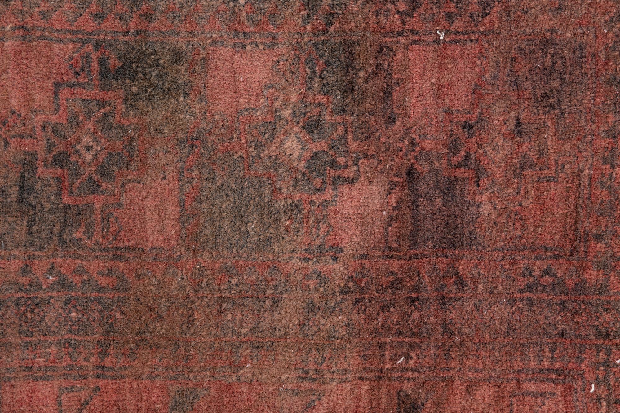 2' 8 x 6' 4 Hand Knotted Ultra Vintage Persian Wool Runner Rug