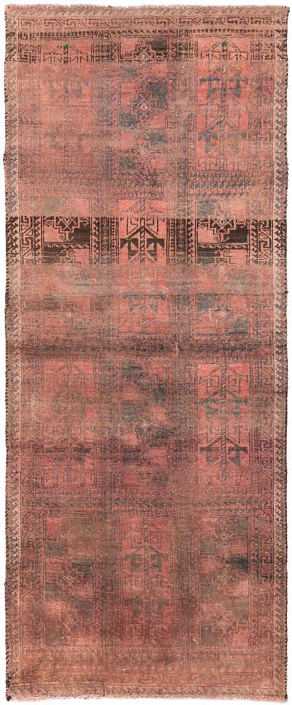 2' 8 x 6' 4 Hand Knotted Ultra Vintage Persian Wool Runner Rug