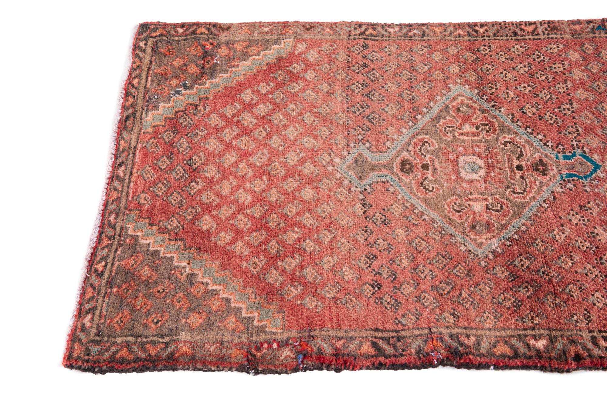 80cm x 135cm anudado a mano Ultra Vintage Alfombra Persa Lana Pasillera