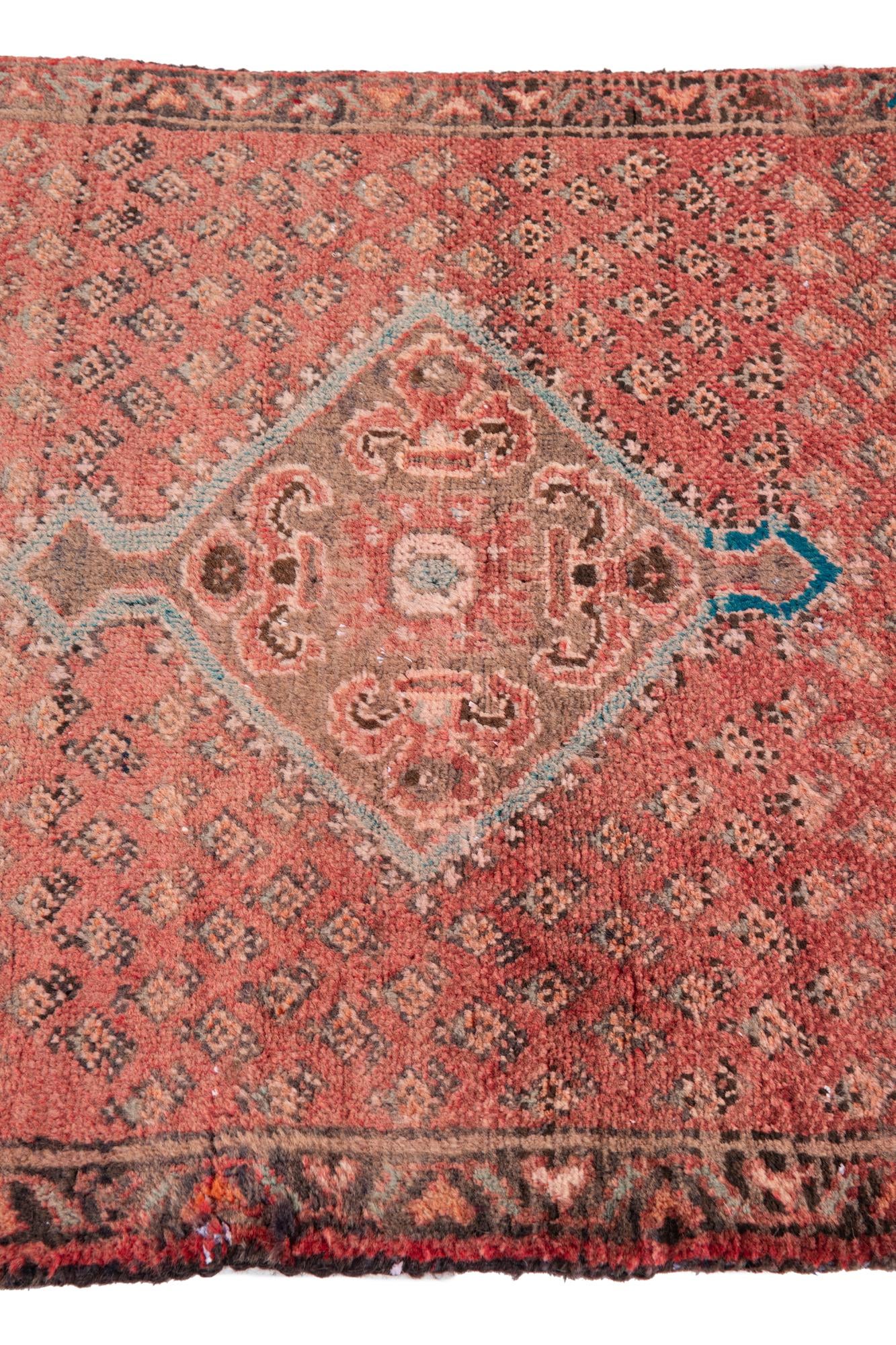 80cm x 135cm anudado a mano Ultra Vintage Alfombra Persa Lana Pasillera