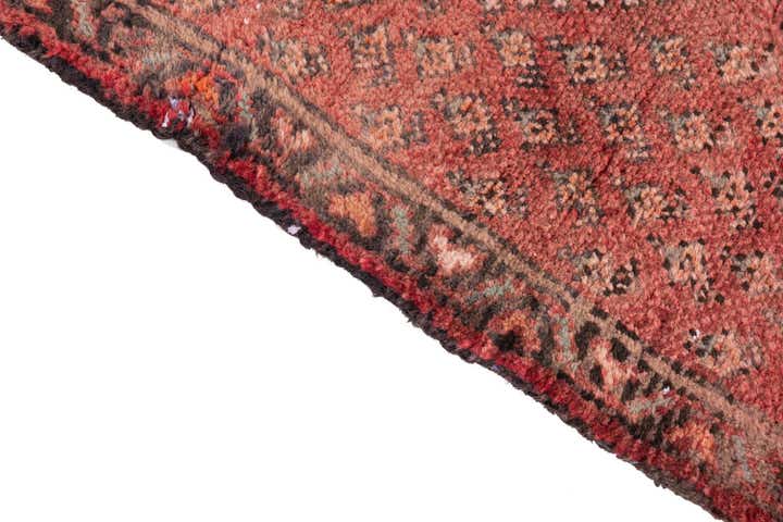 2' 7 x 4' 5 Hand Knotted Ultra Vintage Persian Wool Runner Rug