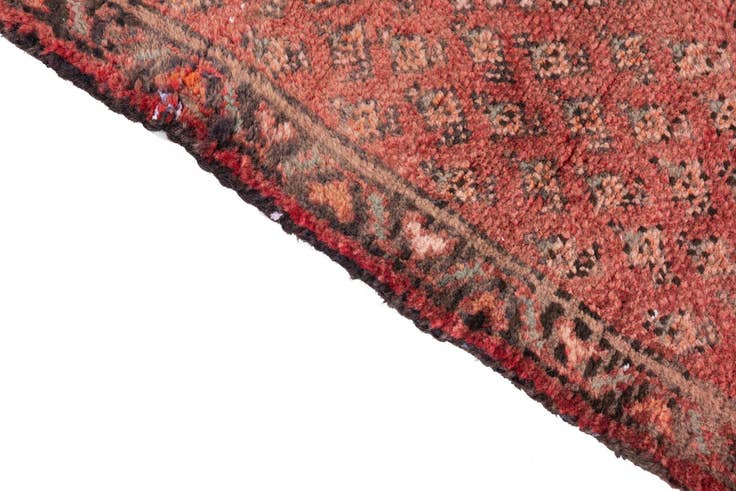 Detail image of 2' 7 x 4' 5 Hand Knotted Ultra Vintage Persian Wool Runner Rug