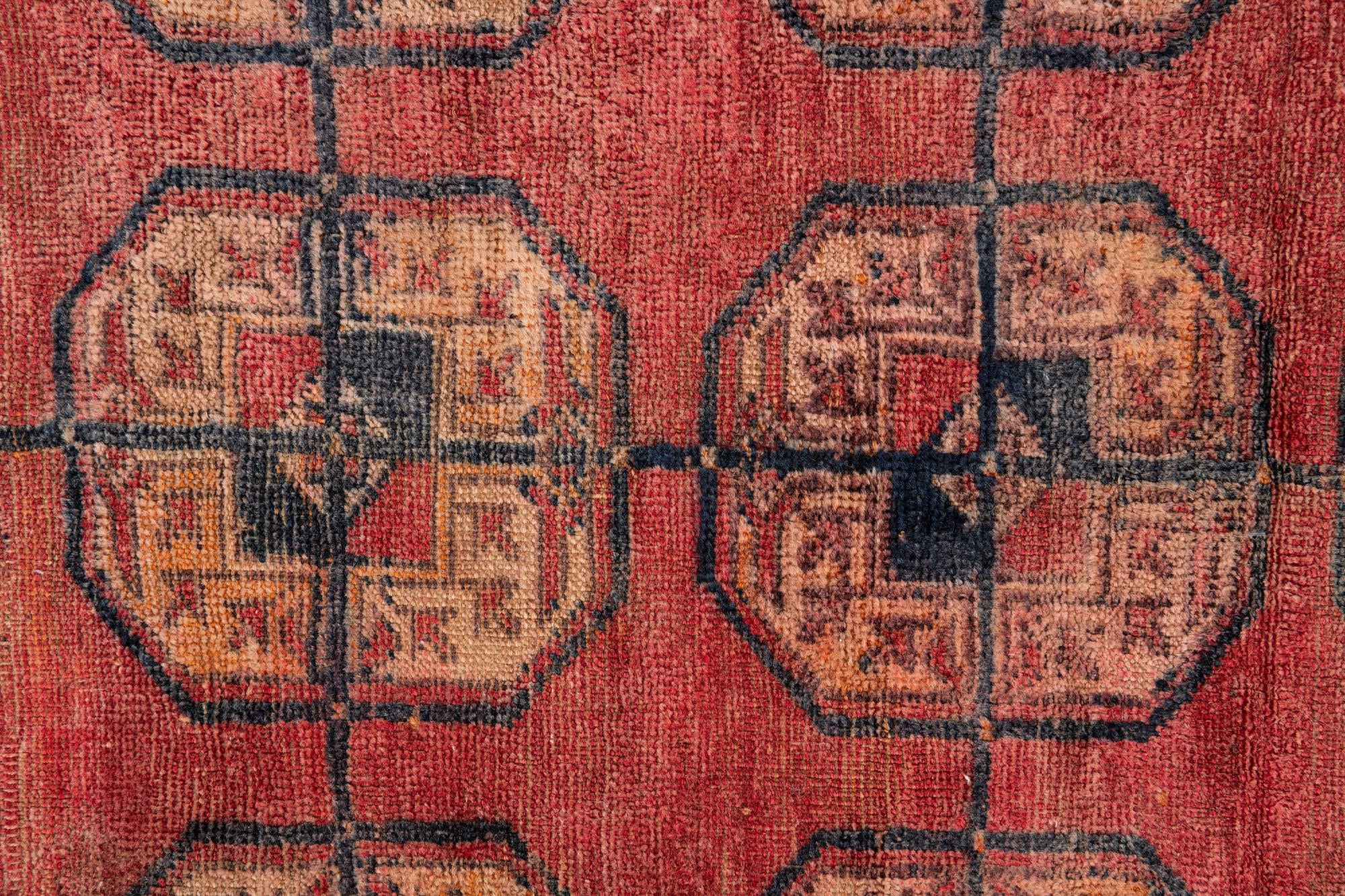 3' 1 x 6' 2 Hand Knotted Ultra Vintage Persian Wool Runner Rug