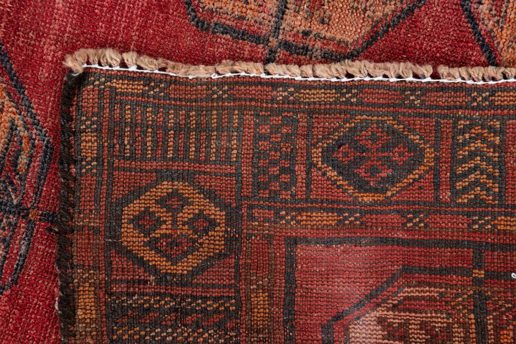 3' 1 x 6' 2 Hand Knotted Ultra Vintage Persian Wool Runner Rug