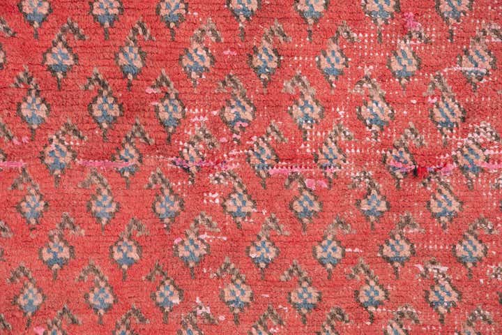 3' 5 x 9' 9 Hand Knotted Ultra Vintage Persian Wool Runner Rug