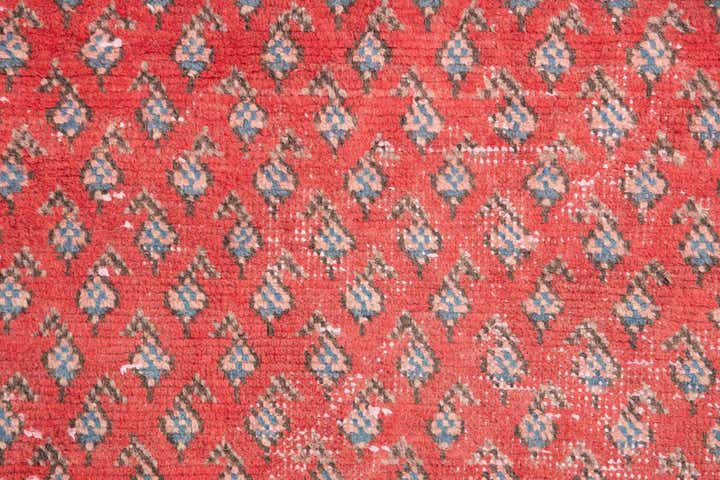 3' 5 x 9' 9 Hand Knotted Ultra Vintage Persian Wool Runner Rug