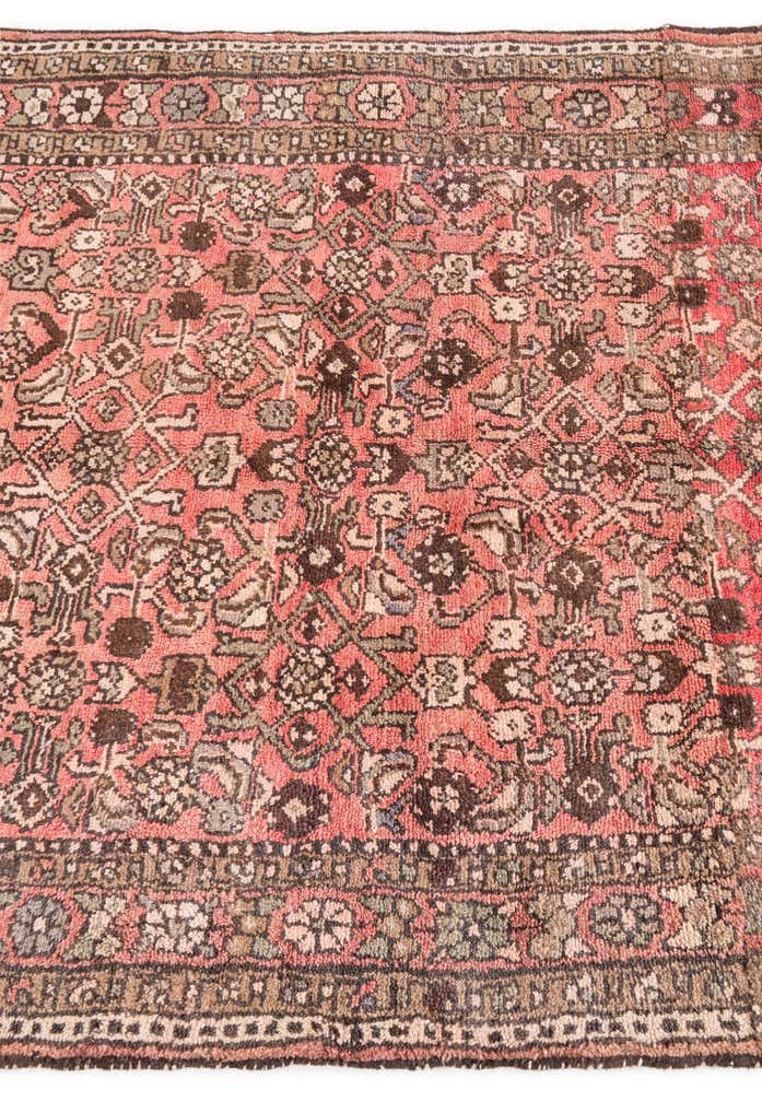 3' 5 x 7' 4 Hand Knotted Ultra Vintage Persian Wool Runner Rug
