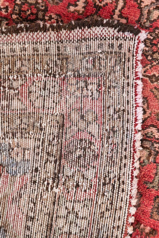 3' 5 x 7' 4 Hand Knotted Ultra Vintage Persian Wool Runner Rug