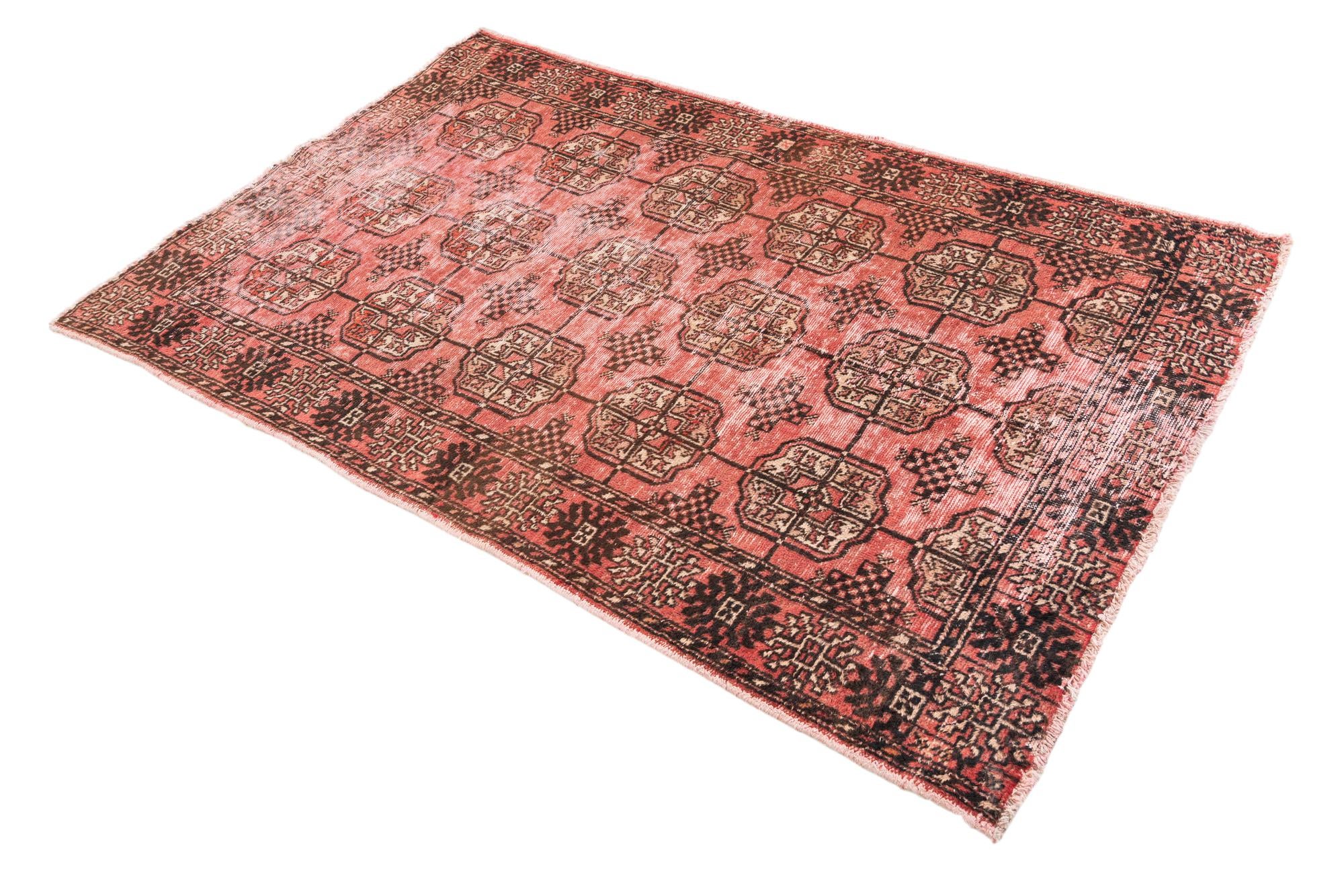 3' x 6' 3 Hand Knotted Ultra Vintage Persian Wool Runner Rug
