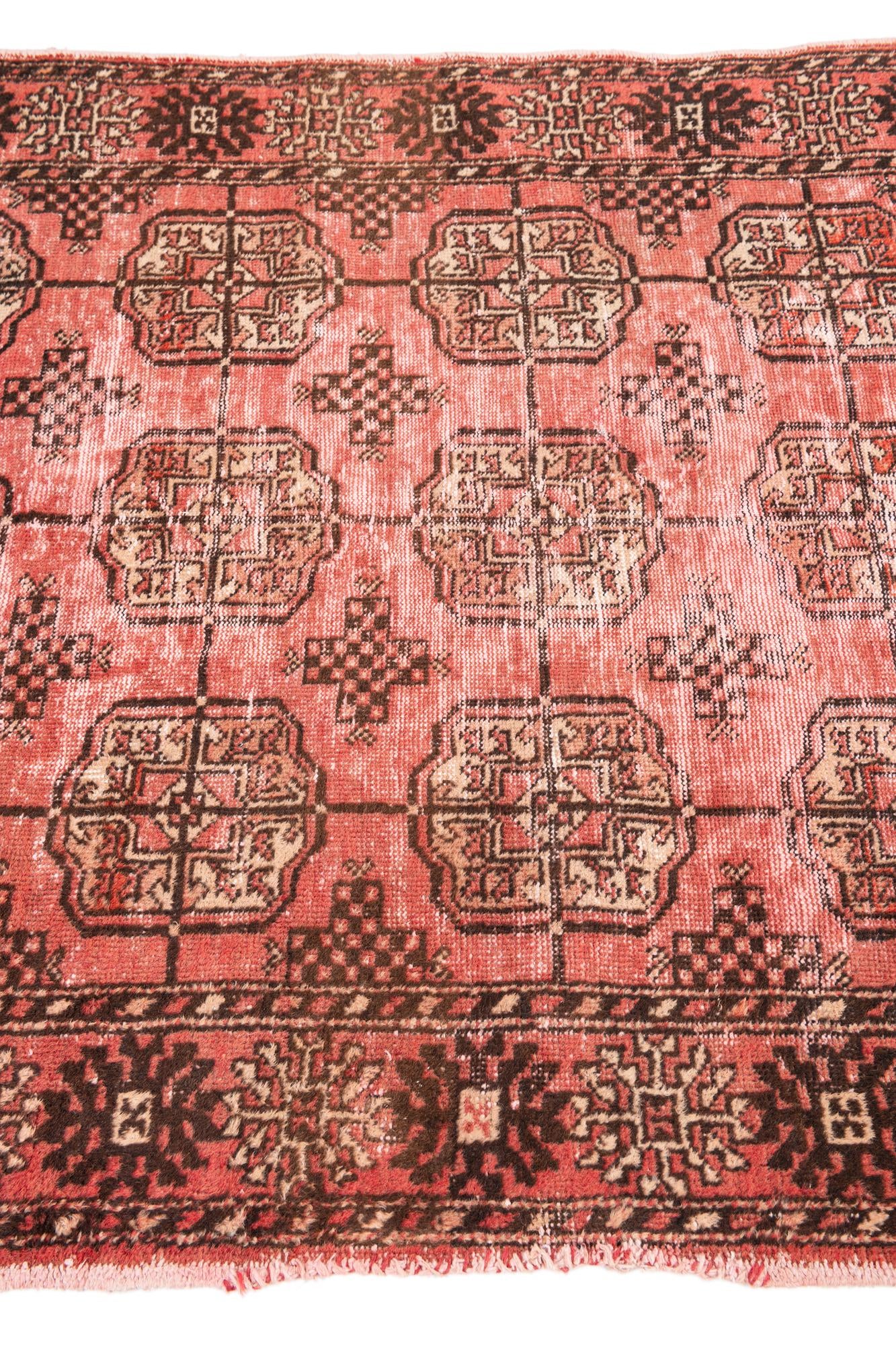 3' x 6' 3 Hand Knotted Ultra Vintage Persian Wool Runner Rug