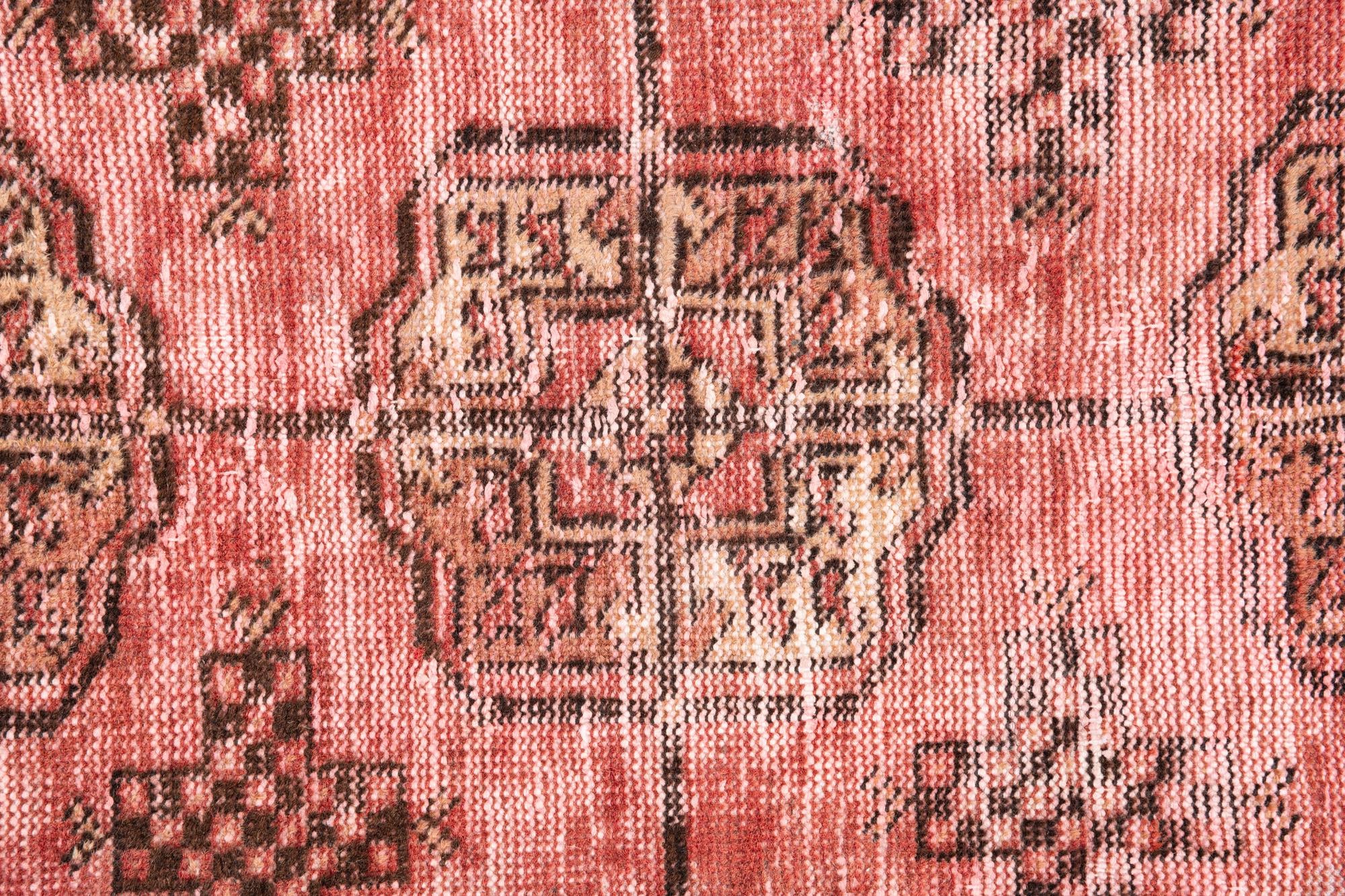 3' x 6' 3 Hand Knotted Ultra Vintage Persian Wool Runner Rug