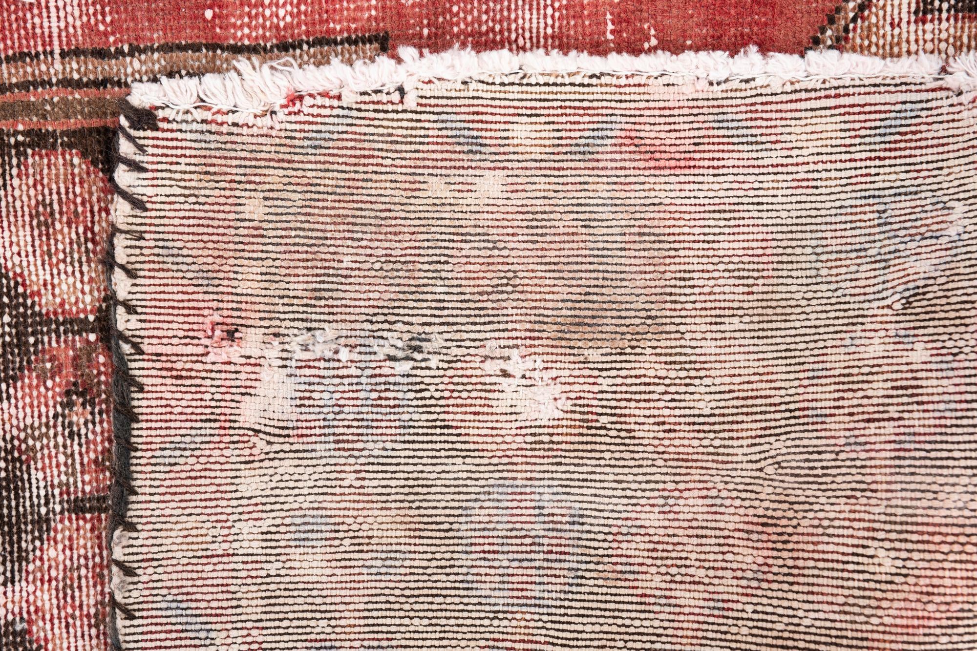 3' 4 x 6' Hand Knotted Ultra Vintage Persian Wool Runner Rug