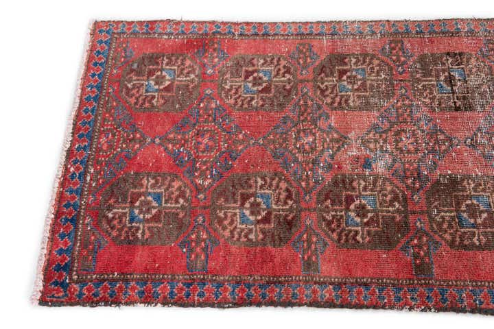2' 3 x 8' 7 Hand Knotted Ultra Vintage Persian Wool Runner Rug
