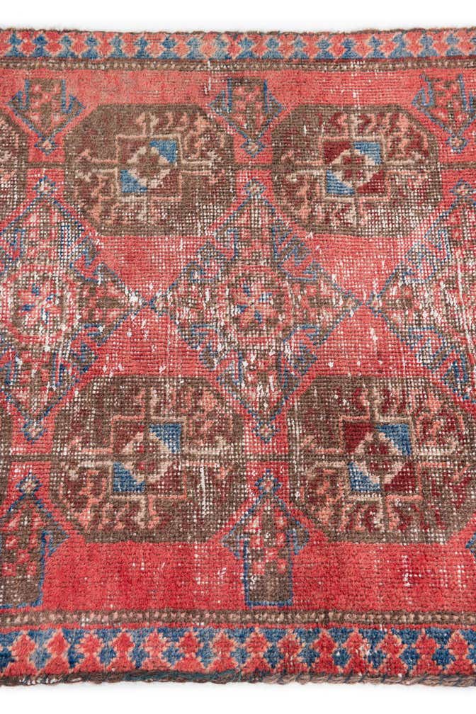 2' 3 x 8' 7 Hand Knotted Ultra Vintage Persian Wool Runner Rug