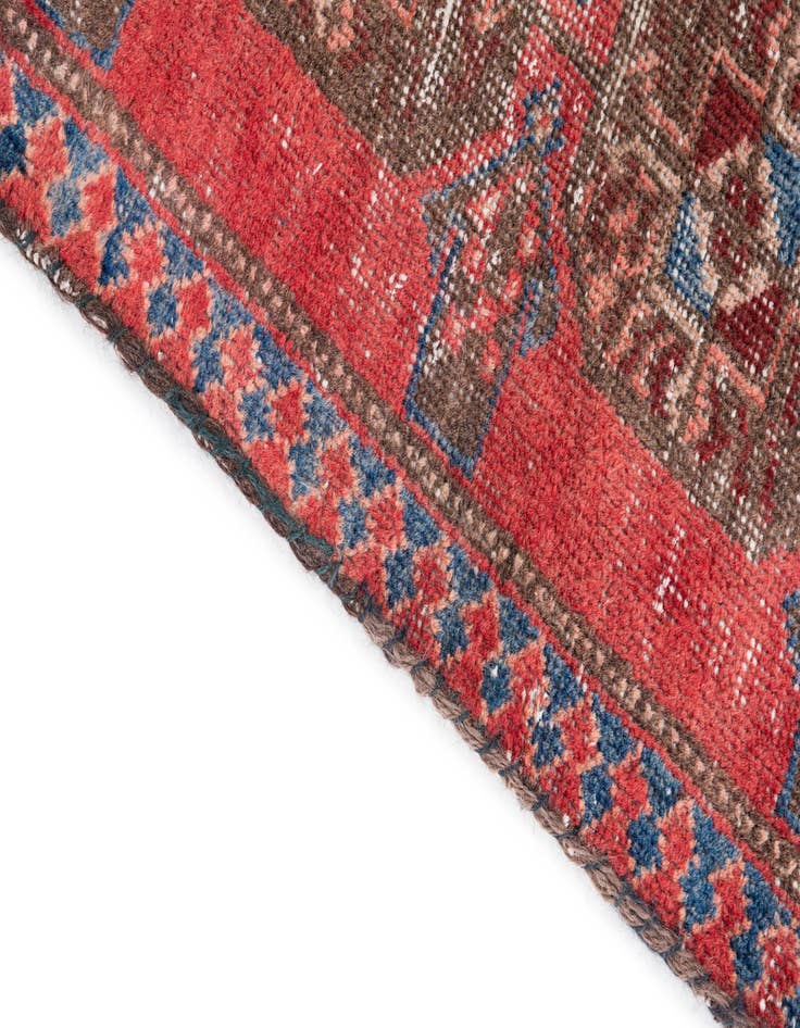 Detail image of 2' 3 x 8' 7  Hand Knotted Ultra Vintage Persian Wool Runner Rug