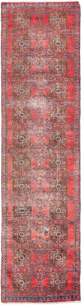 2' 3 x 8' 7 Hand Knotted Ultra Vintage Persian Wool Runner Rug