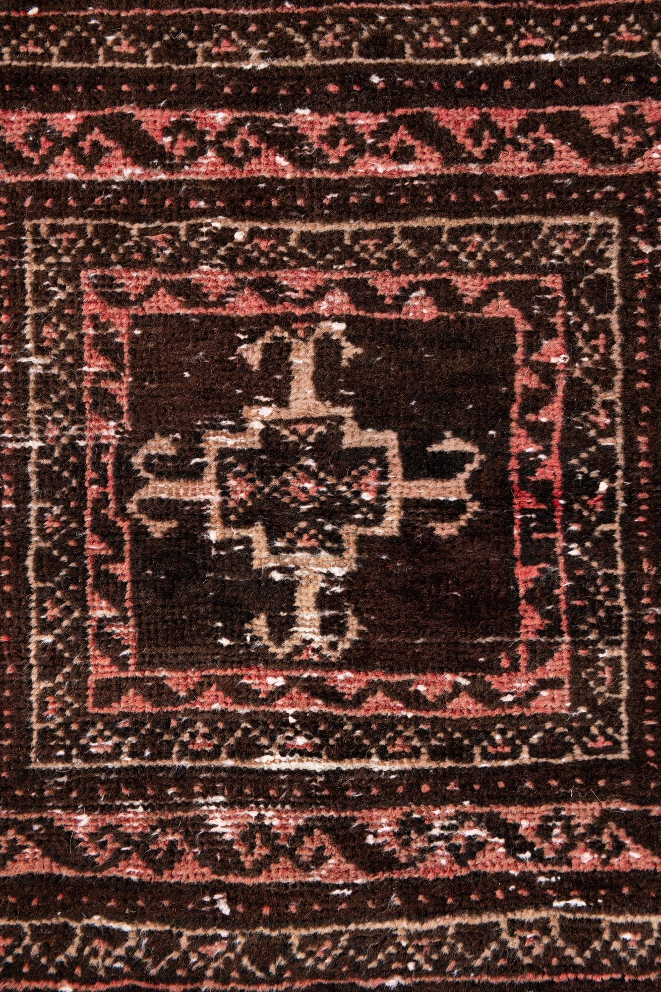 2' 6 x 6' 8 Hand Knotted Ultra Vintage Persian Wool Runner Rug