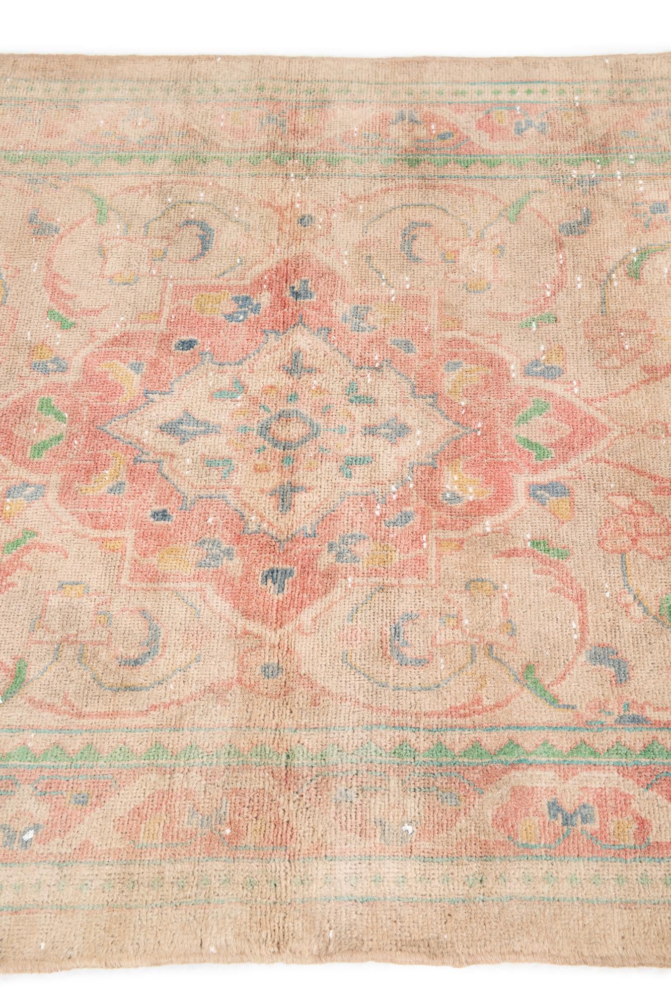 95cm x 320cm anudado a mano Ultra Vintage Alfombra Persa Lana Pasillera