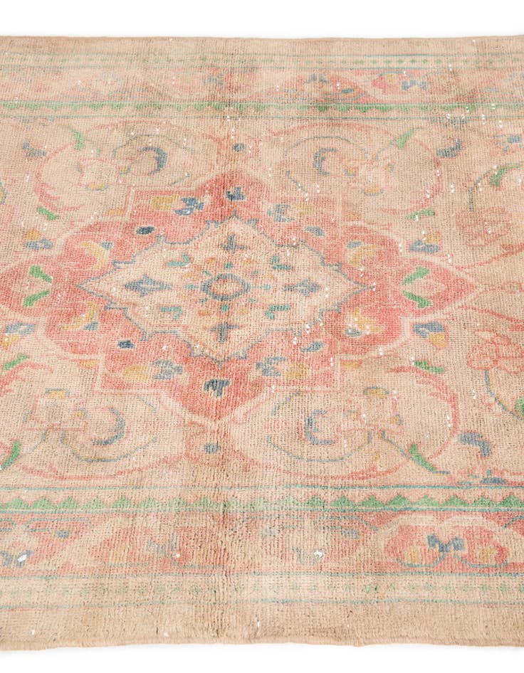 Detail image of 3' 2 x 10' 5  Hand Knotted Ultra Vintage Persian Wool Runner Rug