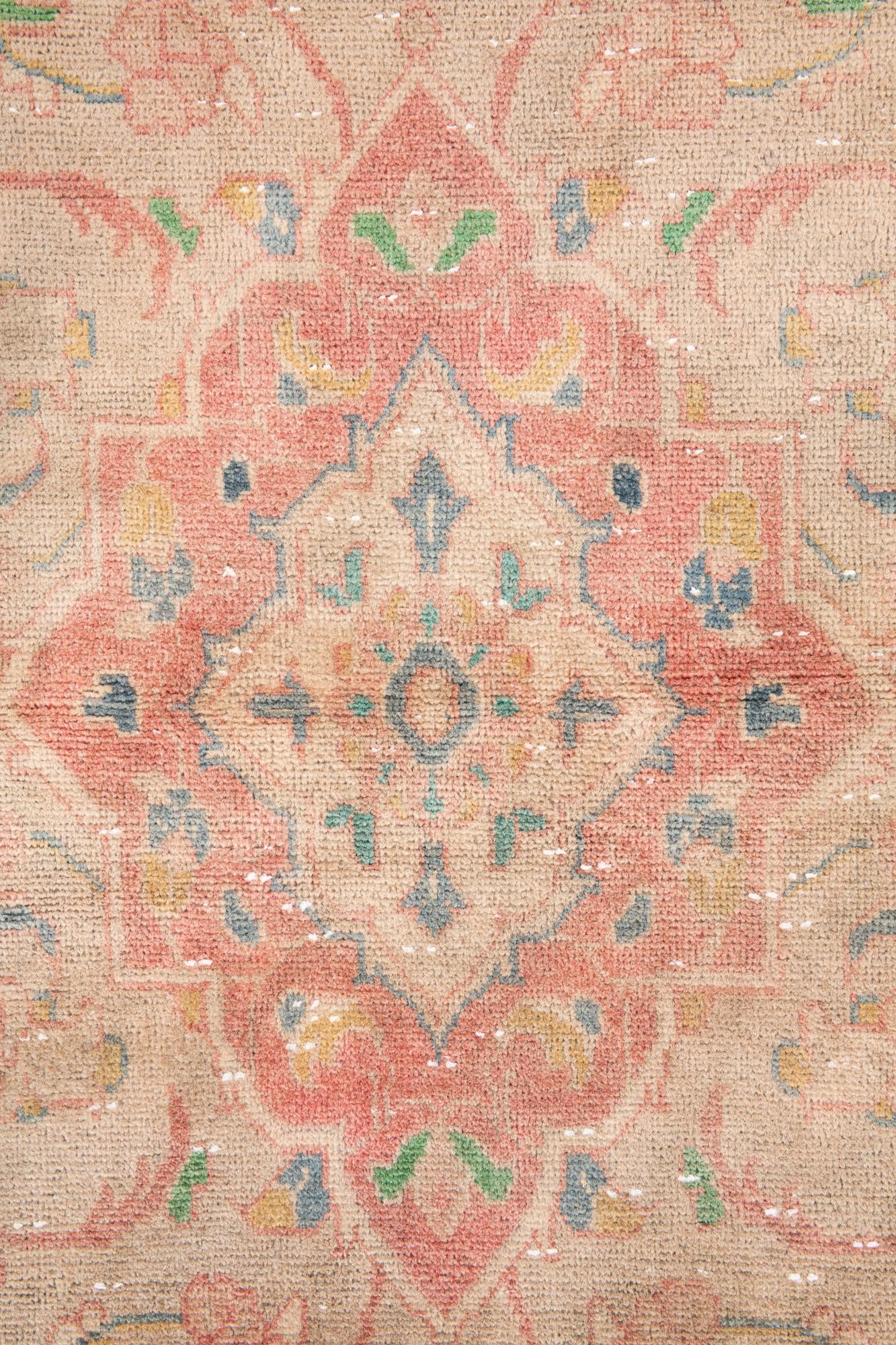 95cm x 320cm anudado a mano Ultra Vintage Alfombra Persa Lana Pasillera