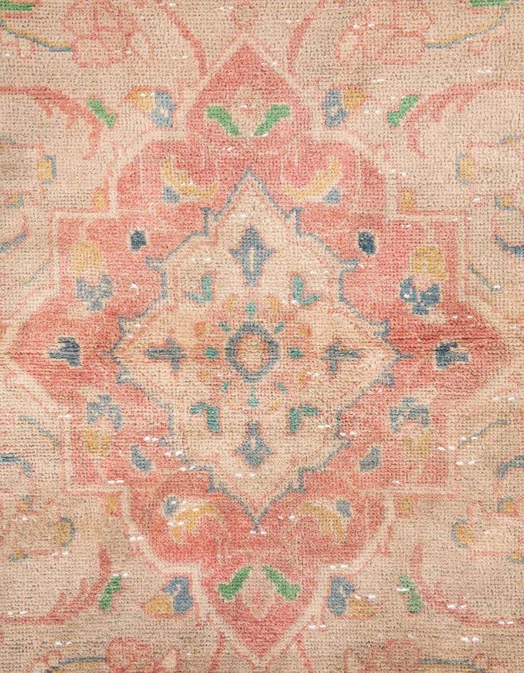Detail image of 3' 2 x 10' 5  Hand Knotted Ultra Vintage Persian Wool Runner Rug
