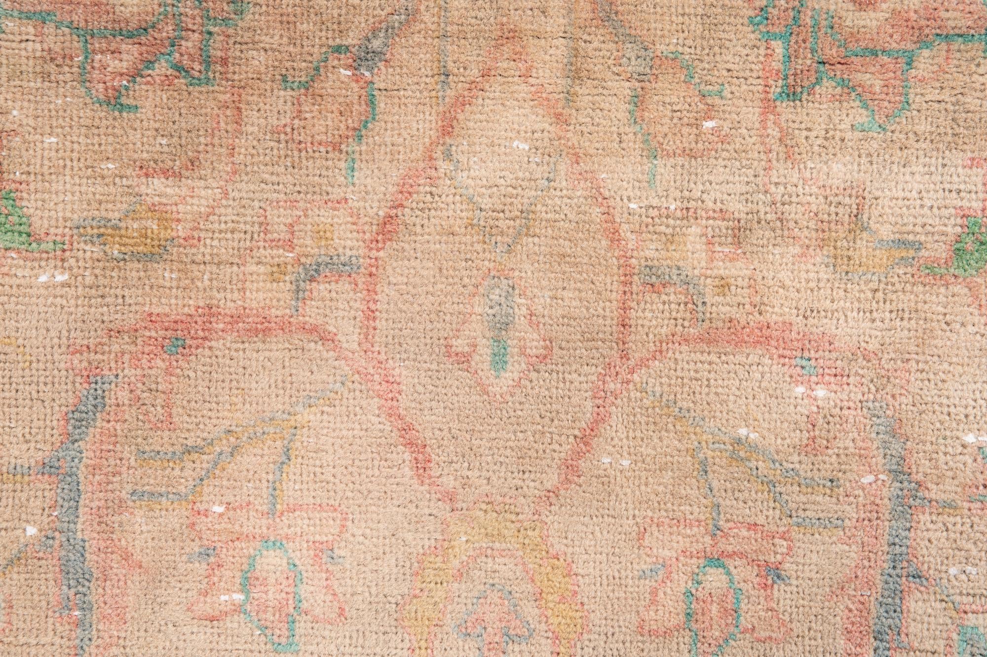 95cm x 320cm anudado a mano Ultra Vintage Alfombra Persa Lana Pasillera