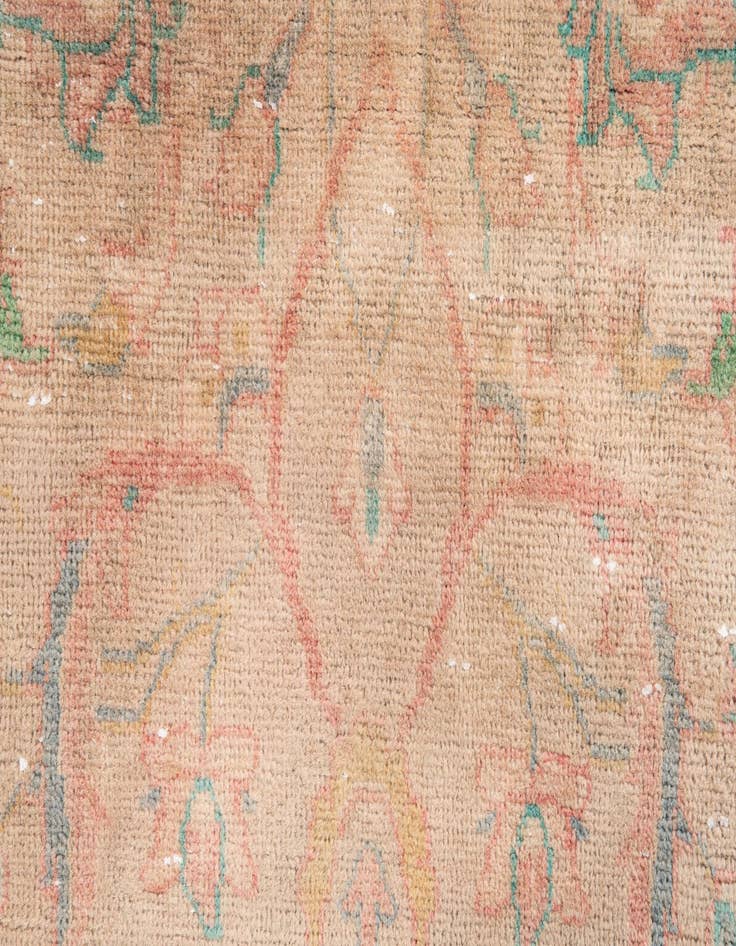 Detail image of 3' 2 x 10' 5  Hand Knotted Ultra Vintage Persian Wool Runner Rug