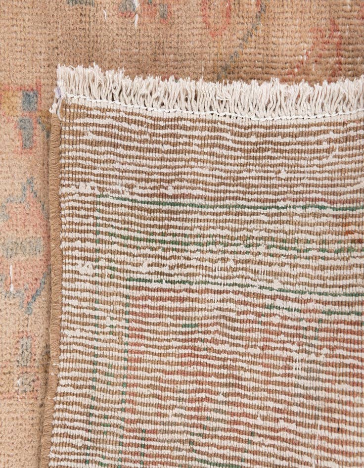 Detail image of 3' 2 x 10' 5  Hand Knotted Ultra Vintage Persian Wool Runner Rug