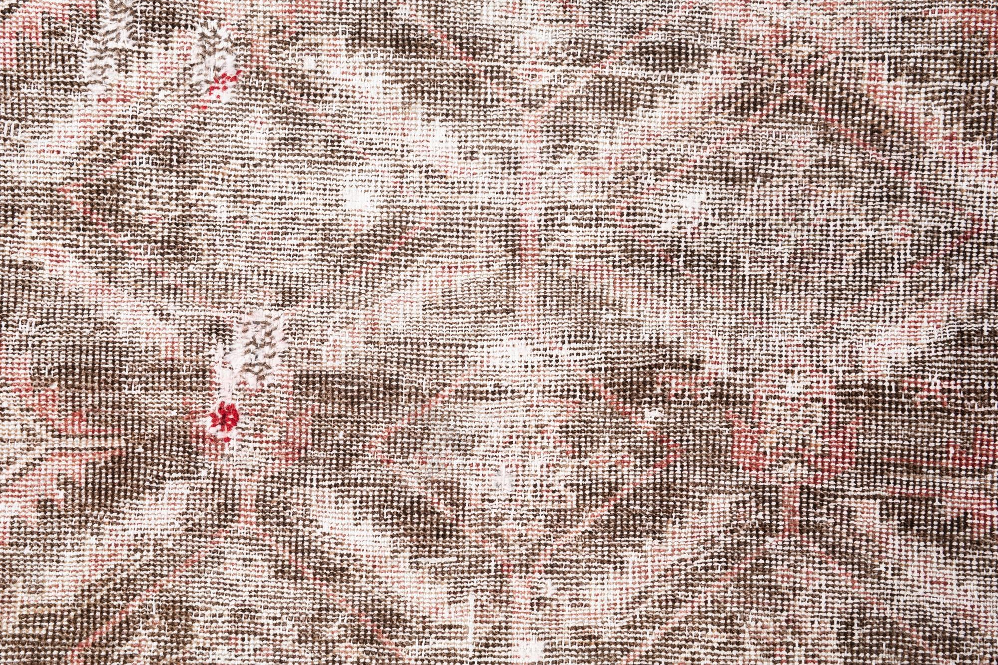 3' 4 x 6' 10 Hand Knotted Ultra Vintage Persian Wool Runner Rug