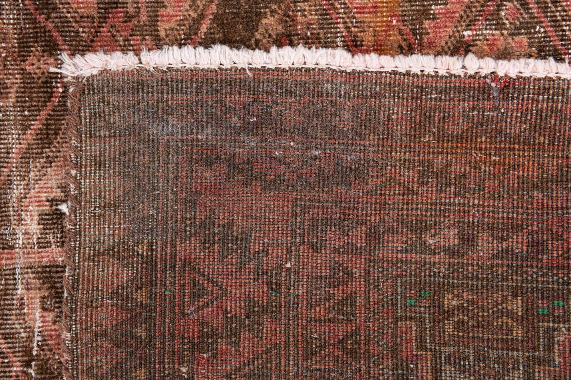 3' 4 x 6' 10 Hand Knotted Ultra Vintage Persian Wool Runner Rug